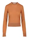 Chloé Wool Sweater In Brown
