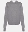 Chloé Wool Sweater In Grau