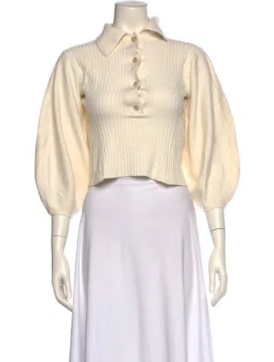 Pre-owned Chloé Wool Sweater In Neutral
