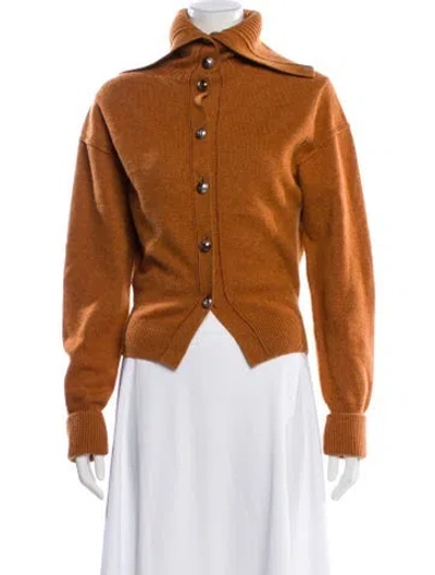 Pre-owned Chloé Wool Sweater In Orange