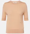 Chloé Wool Sweater In Orange