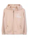 Chloé Wool Sweatshirt With Logo In Pink