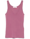 Chloé Chloe Women Light Purple Wool Tank Top In Purple