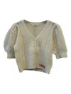 Chloé Wool Top In Neutral