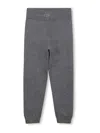 Chloé Ribbed-knit Trousers In Gray