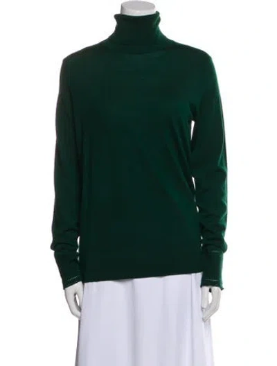 Pre-owned Chloé Wool Turtleneck Sweater In Multi