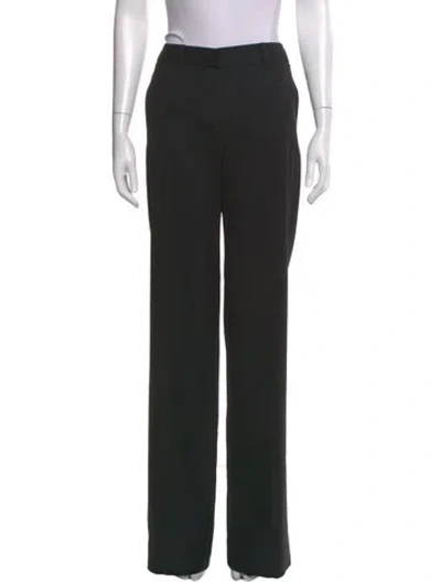 Pre-owned Chloé Wool Wide Leg Pants W/ Tags In Black