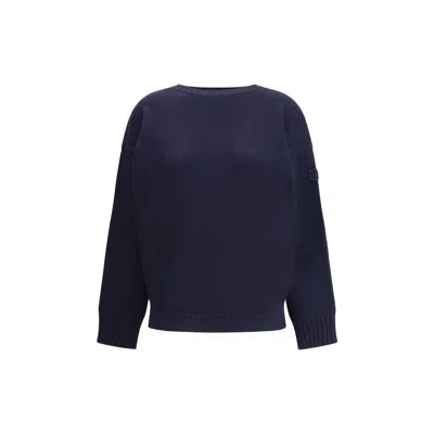 Chloé Wool Women's Sweatshirt In Blue