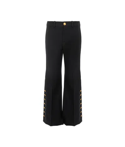 CHLOÉ WOOL WOOLEN QUARTER PANTS