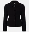 Chloé Wool-blend Jacket In Black
