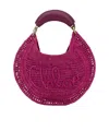 Chloé Chloe Women Fuchsia Raffia Banana Handbag In Red