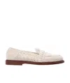 Chloé Chloe Women Ivory Crochet Kalya Loafers In White