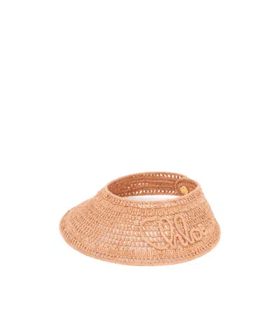 Chloé Woven Straw Hat In Pink