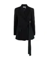 Chloé Wraparound Panelled Blazer In Black