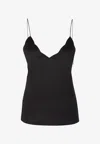 Chloé X Atelier Jolie Sleeveless Silk Top In Black