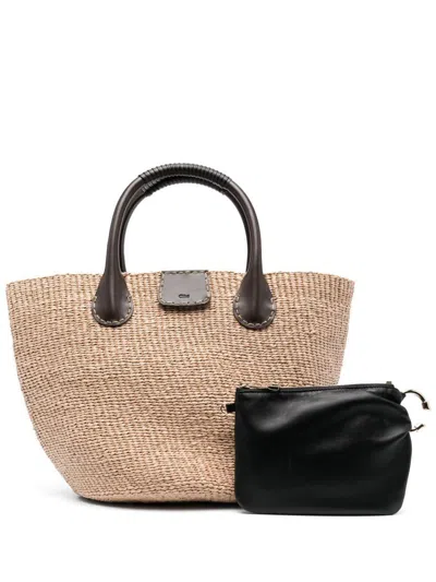 Chloe X Eres Chloé X Eres Palma Raffia Shopping Bag