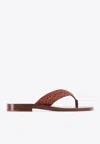 Chloé X Eres Paz Flat Sandal In Red