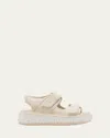 Chloé Beige Lilli Sandals In Vanilla Ice