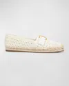 CHLOÉ X HIGH SUMMER MARCIE CROCHET BUCKLE ESPADRILLES