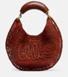 Chloé X Made For A Woman Summer Banana Small Raffia Shoulder Bag In Brown
