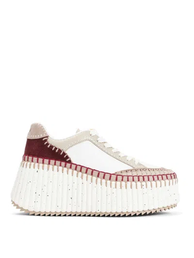 Chloé Nama Sneakers In Neutral