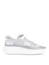Chloé Chloe Women Multicolor Fabric Nama Sneakers In White