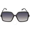 Chloé Chloe Zelie Blue Gradient Square Ladies Sunglasses Ch0086sa 001 59 In Blue