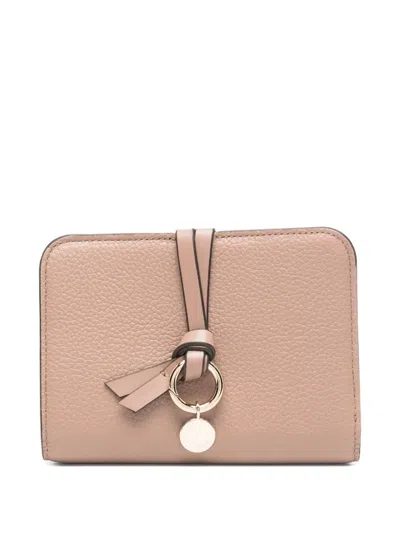 Chloé Zip-fastening Wallet In Neutral
