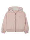 Chloé Zip-up Hoodie In Pink
