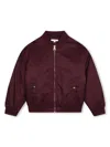 Chloé Zippered Pilot Jacket In Red