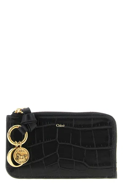 CHLOÉ ZIPPER CARD HOLDER