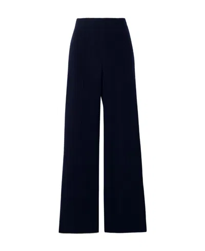 Chloé Zipper Casual Pants In Blue
