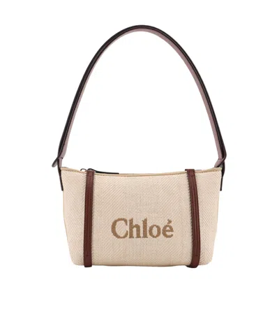 CHLOÉ CHLOÉ CARRY LOGO DETAILED SHOULDER BAG