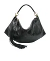 Chloé Hobo Bag Shoulder Bag In Black Leather In Black