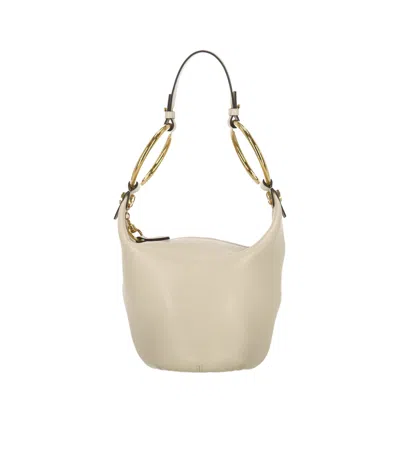 Chloé Zipper Shoulder Bag In Nude