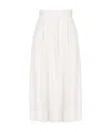 Chloé Zipper Skirt In White