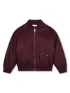 Chloé Zippered Pilot Jacket In Red