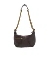 Chloé Zippered Shoulder Bag In Black