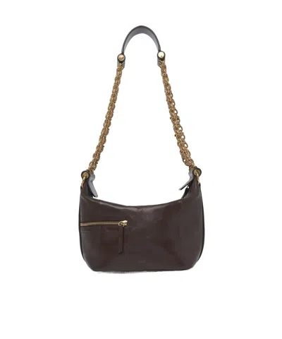 Chloé Zippered Shoulder Bag In Black