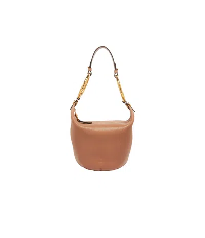 Chloé Zippered Shoulder Bag In Brown