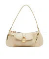 Chloé Sac Porté Épaule The 99 En Cuir Grainé Femme Beige Taille Onesize 100% Cuir De Veau In Nude