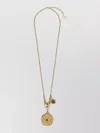 Chloé Zodiac Pendant Necklace Chain Link In Gold