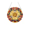 Chloelighting Adalee Tiffany-style Victorian Stained Glass Window Panel 20" Height In Multi