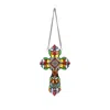 Chloelighting Adelina Victorian Tiffany-style Stained Glass Window Panel 13" Tall In Multi