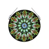 Chloelighting Arabella Tiffany-style Victorian Stained Glass Window Panel, 26" Width