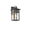 Chloelighting Brian Transitional 1 Light Rubbed Bronze Outdoor Wall Sconce 13" Height