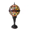 Chloelighting Charlize Tiffany-style 1 Light Victorian Table Lamp 11" Shade
