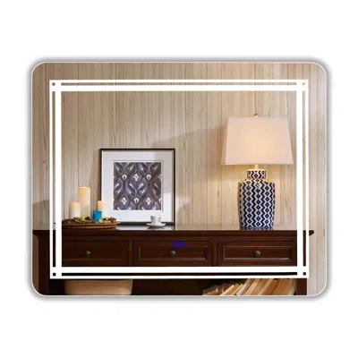 Chloelighting Chloe Lighting, Luminosity Back Lit Rectangular Touchscreen Led Mirror 3 Color Temperatures 3000k-60