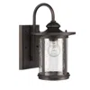 Chloelighting Cole Transitional 1 Light Rubbed Bronze Outdoor Wall Sconce 16" Height