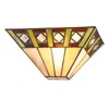 Chloelighting Giles Tiffany-style 1 Light Mission Indoor Wall Sconce 12" Wide